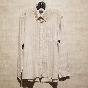 MATT ANDREWS MENS LONG SLEEVE BUTTON FRONT DRESS SHIRT